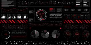 31 packs in 1 huge bundle! Futuristic Ui Kit 200 Unique Elements Ai Eps Svg Psd Vectors Maps Icons Circular Elements Diagrams More Bypeople