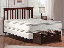 Mayton 12 Quot King Size Mattress Box Spring And Bed Frame Innerspring Pillow Top Medium Plush With Excep In 2020 Box Spring Bed Frame King Size Mattress Bed Frame