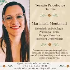 Hola a esta comunidad! Quiero compartir con ustedes que mi agenda está  abierta para recibir nuevos consultantes y co-crear espacios terapéuticos  significativos, adaptados a las necesidades de cada persona. Si estás  interesado/a