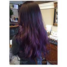 Purple Balayage Hair Purplehair Purple Balayage Brown Hair Dye Purple Hair