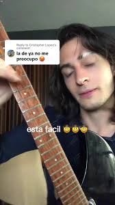 Aprender a tocar 'Ya No Me Preocupo' en guitarra eléctrica