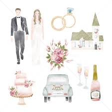 Creative thinking and presents an organised chaos, laden. Wedding Watercolor Design Elements Squijoo Com
