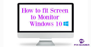 Ubuntu works fine, however the screen size does not use 100 % of the computer screen.i mean a small ubuntu screen was placed in the middle of the monitor, and. How To Fit Screen To Monitor Windows 10 First Solution Fixguider