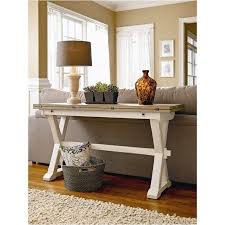 Bowery Hill Expandable Drop Leaf Sofa Console Table In Terrace Gray And Washed Linen Walmart Com Universal Furniture Furniture Home