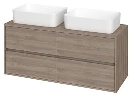 Sona offers a huge variety of models in different styles. Crea 120 Washbasin Cabinet With Countertop Oak S931 004 Where To Buy Cersanit