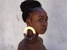 African earrings
