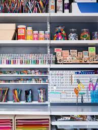 Organization Tips For Decluttering Your Art Supplies Once And For All Art Supply Organization Craft Closet Organization Kids Art Supplies