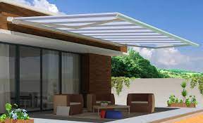 Prix store banne leroy merlin. Store Banne Motorise 7 X 3 5 M Bleu Iris Gold2 Xl Toile Acrylique