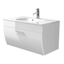 Bad Unterschrank Mit Waschbecken Klaudios Hangend 90cm Breit Unterschrank Waschbecken Badezimmer Set