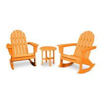 The planners say that they decided to build this spacious seat because their family kept increasing in size. Orange Adirondack Chairs Joss Main
