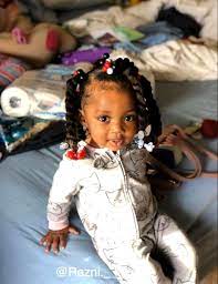 Pin By Chantia On Ryasyԃ ƒamiℓu Baby Girl Hairstyles Baby Girl Hair Black Baby Girls