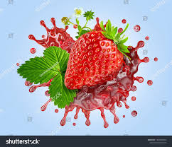 Sweet Fresh Strawberry Juice Or Jam 3d Splash Swirl With Strawberry And Strawberry Leaf Red Berry Juice Splashing In 2020 Strawberry Juice Juice Jam Fresh Strawberry