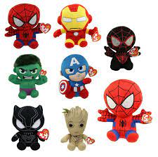 Ty Beanie Baby Avengers Marvel Plush Stuffed Animal Toy Regular Medium Mwmts Baby Avengers Marvel Nursery Amazing Lego Creations