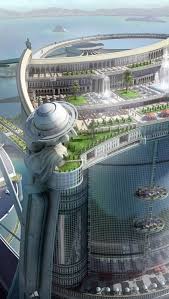 Complex At The Centre Of The Universe Created By Staszek Marek Poland Futuristic City Sci Fi City Futuristic Architecture