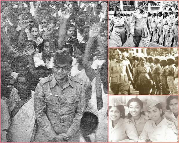 Netaji Subhas Chandra Bose built and led the Indian National Army (INA) of over 40,000 volunteers during World War II, including one of the first all-female infantry regiments in modern history, the