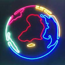 Led Neon Light Customization Earth Globe Neon Light In 2021 Neon Signs Custom Neon Signs Neon Lighting
