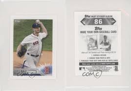 It's a long season, after all, and you're going to need something to remember it by. 2018 Topps Album Stickers Chris Sale 86 Ebay