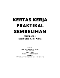 Terima kasih kepada semua ajk pewaris dan pihak jpphb, pihak ict, bahagian keselamatan dan semua yang membantu dalam gerak kerja majlis sambutan hari raya pewaris 2019. Doc Kertas Kerja Sambutan Aidil Adha Linda Hamdi Academia Edu