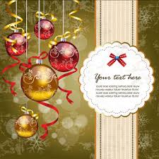 4) sub tema :dengan semangat natal marilah kita menja. Christmas Ornaments With Greeting Card Background Vector Free Vector In Adobe Illustrator Ai Ai Vector Illustration Graphic Art Design Format Encapsulated Postscript Eps Eps Vector Illustration Graphic Art