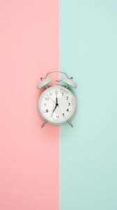 Alarm Clock Minimalism Pink Minimalism Wallpaper Lockscreen Mobile Android Ios Infin Clock Wallpaper Pink Wallpaper Iphone Aesthetic Pastel Wallpaper