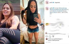 Perla fernandes dos santos (born november 28, 1988) is a brazilian singer commonly known by perlla. Perlla Mostra Fotos Antes E Depois De Emagrecer Vinte Quilos Ofuxico