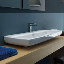 Gsg Waschtisch Lilac 105 Weiss Glanzend Aufsatzinstallation Waschbecken