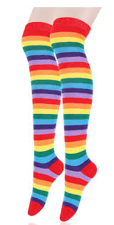 It's just as warm to wear thick, over the knee socks with a skirt as it is to rihanna is a knee sock freak in the streets. Women Girls Knee High Socks Striped Thigh High Stocking Cotton Casual Gifts Buy Online In Angola At Angola Desertcart Com Productid 88488354