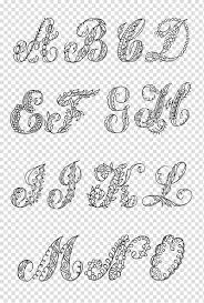 Coloring page is decorated with little stars. Decorative Letters Alphabet Floral Design Font Design Transparent Background Png Clipart Hiclipart