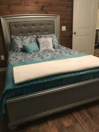 The bed itself is equipped with big sliding shelves which are perfect for storing linens. Stratford Gemma Platinum Queen Bed 2 Piece Set Big Lots