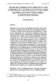 Indeed, the funds industry is growing. Shariah Compliance Process And Corporate Governance In Islamic Banking Institutions Ibis A Proposed Model Asian Journal Of Accounting Perspectives
