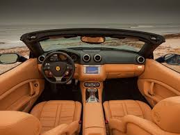 Interior Of The Farrari California Beautiful Itailian Leather Ferrari California Ferrari California T Ferrari