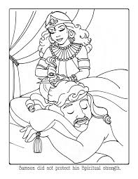 Free printable worksheets for your students. Samson Delilah Pdf Color Page Bible Coloring Pages Coloring Home