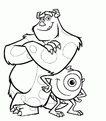 An extensive selection of drawings to print and color so you can make free coloring books for your kids! Monster Inc University Coloring Pages Coloring Home