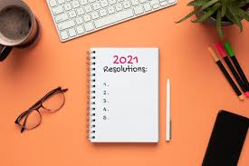 Lista de resoluções em um caderno de ano novo de 2021 | Foto Premium