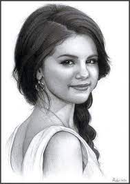 Selena Gomez Drawing Pencil Portrait Selena Gomez Drawing Portrait
