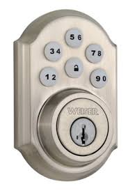Remove the lock from the door, including the old latch. Weiser Smartcode Electronic Lock Satin Nickel Canadian Tire