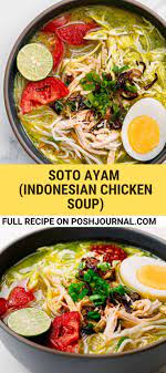 Soto Ayam Indonesian Chicken Soup In 2021 Soto Ayam Recipe Easy Soup Recipes Recipes