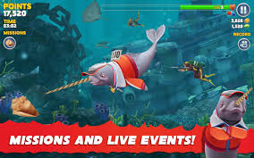 Juega a hungry shark evolution sin . Hungry Shark Evolution Mod Apk 8 7 6 Unlimited Coins Gems Money For Free Tricksvile