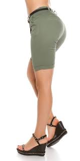 Maybe you would like to learn more about one of these? Bermuda Habille Femme Avec Ceinture Kaki