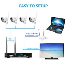 The image from the camera is now ready to. Leshp 4ch Wifi Nvr With 4 Pcs Wifi Ip Camera Surveillance System 1 Mega Buy At A Low Prices On Joom E Commerce Platform