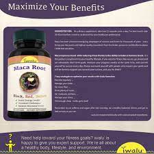 Red Maca Root Capsules For Women High Potency Black Maca Extract Sex Drive  Boost | eBay