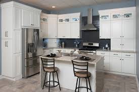 Craftline ready to assemble shaker white cabinetry from buymbs.com Ready To Assemble Kitchen Cabinets Country Kitchens