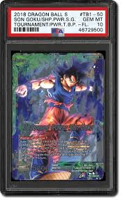 Grades (click to show prices by grade) 4. Collecting 2018 Dragon Ball Super The Tournament Of Power The Alpha Of Dragon Ball Sets
