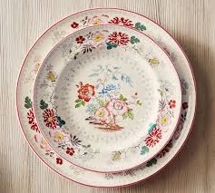 Us $18.97 17d 15h 51m. Vintage Floral Dinner Plate Set Of 4 Pottery Barn