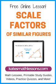 Scale Factors Of Similar Figures Learn Math Online Math Lessons Online Math