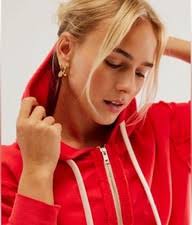 Las mejores ofertas en Rojo Talla XS sudaderas regular para De mujer