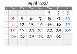 Printable April 2021 Calendar Free Premium In 2020 Printable Calendar July Calendar Printables 2021 Calendar