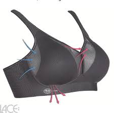 This powerhouse sports bra is light as a feather while supporting you with every move. Anita Air Control Sports Bra Non Wired D H Cup Pink Lace Lingerie Com