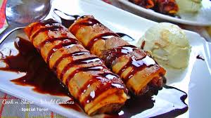 1 these are usually sold along streets with banana cue, 2 camote cue, and maruya. Filipino Turon Cook N Share