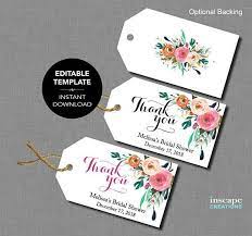 Affiliate Editable Bridal Shower Favor Tags Template Floral Rustic Baby Shower Favor Tags Baby Shower Labels Gift Tag Template Printable